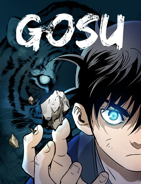 The official GOSU comic cover from WEBTOON.