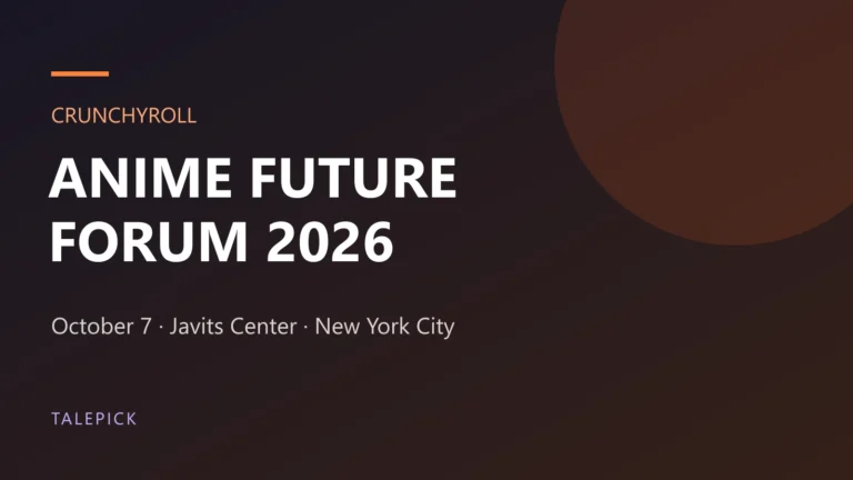 Anime Future Forum 2026, October 7 at Javits Center in New York City