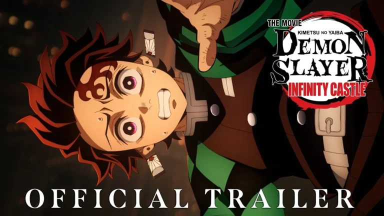 Tanjiro in the official Demon Slayer Infinity Castle trailer artwork