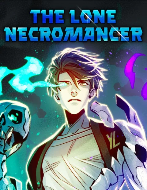 Official cover artwork for The Lone Necromancer.