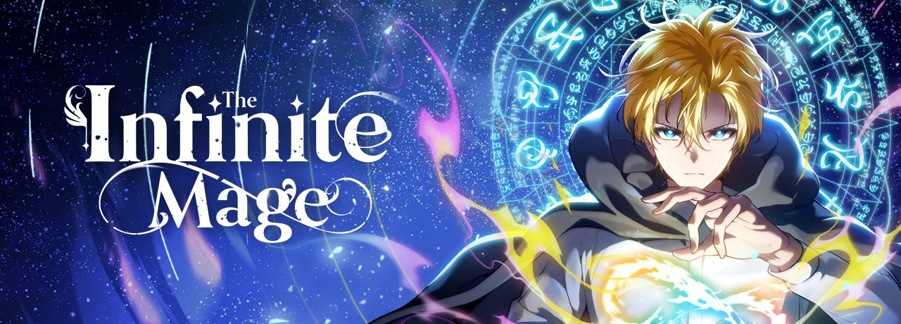 Official promotional artwork for The Infinite Mage.