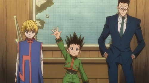 Gon, Kurapika and Leorio in the 2011 Hunter x Hunter anime